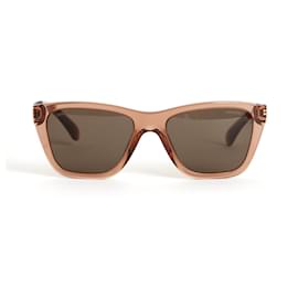 Occhiali da sole Chanel Rectangles in acetato rosa