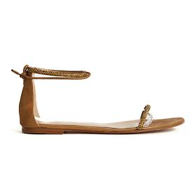 Sandalias Gianvito Rossi Ante Camel Bronce 38.5