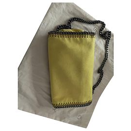 Stella Mc Cartney Borsa a tracolla Stella McCartney Falabella gialla in pelle