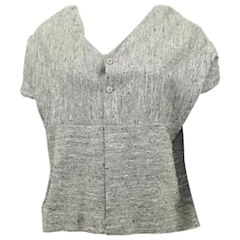 Chloé Capa corta Chloe de lana gris