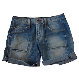 Shorts jeans Ralph Lauren azul algodão tamanho 26