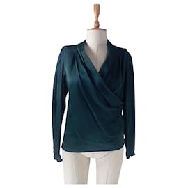 Tara Jarmon Bluse in Grün Viscose