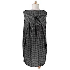 Bitte Kai Rand Kleid in Schwarz aus Wolle und Baumwolle Größe 38