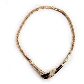 Collana Choker a Catena Christian Dior Oro