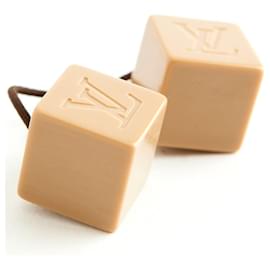 Elastico per capelli Louis Vuitton Resin Block marrone chiaro