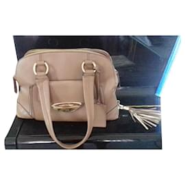 Borsa a mano Lancel Isabelle Adjani in pelle taupe