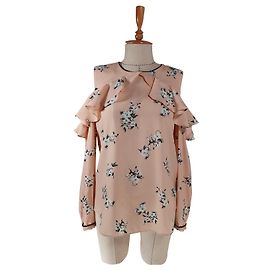 Blusa Ralph Lauren con estampado floral rosa de poliéster Talla L