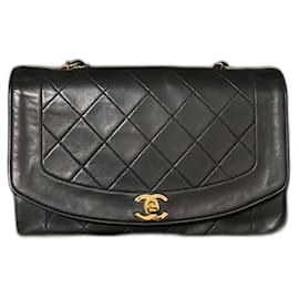 Chanel Diana Tasche Schwarz Nappa Lammleder