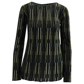 M MISSONI Strickpullover mit Streifen aus mehrfarbiger Baumwolle - M Missoni