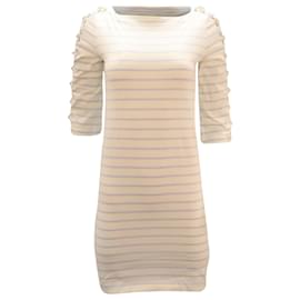 Autre Marque Vestido a rayas con mangas con cordones en algodón multicolor de Lauren Ralph Lauren