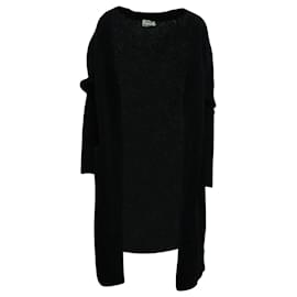 Autre Marque Acne Studios – Raya – Lange Strickjacke aus blauem Mohair