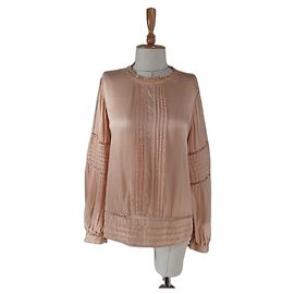 Autre Marque Top de viscosa rosa Anthropologie