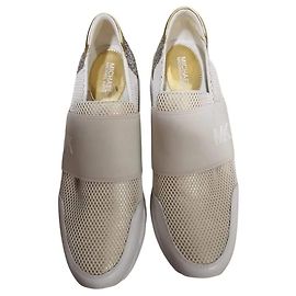 Sneakers Michael Kors Beige in Tessuto 38