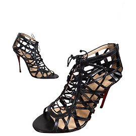 Décolleté Christian Louboutin Laurence Anyway 100 in pelle nera