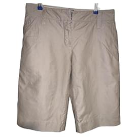 Pantalones Cortos Bermuda Louis Vuitton Beige Algodón