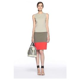 DVF Diane von Furstenberg Sharby Colorblock Etuikleid