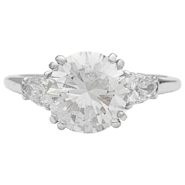inconnue Diamant-Ring 2 Karat, Platin.
