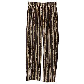 Pantalones estampados Nanushka Jiro en algodón marrón