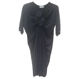 Schwarzes Strickkleid von Moschino