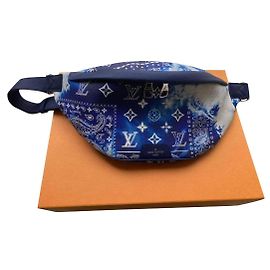 Louis Vuitton bandana monocromatica blu