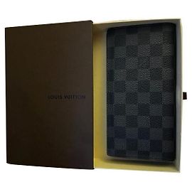 Louis Vuitton Carteira Damier Graphite Brazza Long
