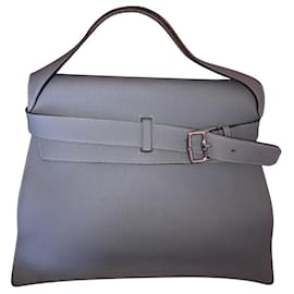 Borsa a mano Hermès Etribelt in pelle azzurro chiaro