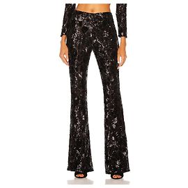 Pantalones negros Daniele Carlotta DC PA04 F21 de poliéster