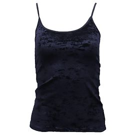 Vince Velvet Camisole aus marineblauem Polyamid