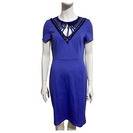 Alice by Temperley Abito con taglio a gabbia e decorazioni di perle
