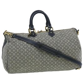 LOUIS VUITTON Borsa Boston Idylle Speedy Voyage con monogramma Navy M56706 LV Aut 29508