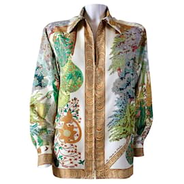 Parka de seda Hermès Les Légende de l'Arbre