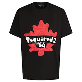 Dsquared2 Men's Black Cotton T-Shirt XL