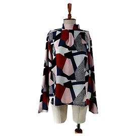 Autre Marque mbyM Bluse Top Buntfarben Polyester Größe L