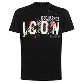 Dsquared2 Icon Original T-shirt Black Cotton XL