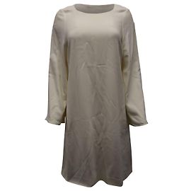 VESTIDO CAMBIO DE MANGA LARGA Helmut Lang en Ivory Viscose