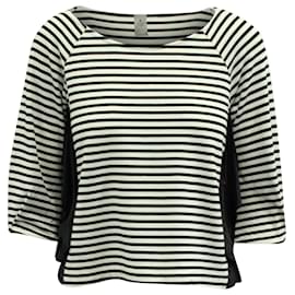 TOP DE RAYAS LANVIN EN RAYON MULTICOLOR