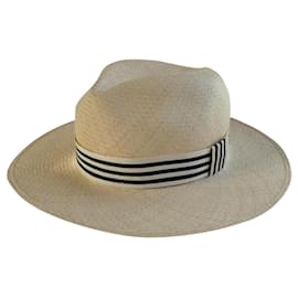Autre Marque Cappello Panama MONTECRISTI Beige in Paglia Toquilla