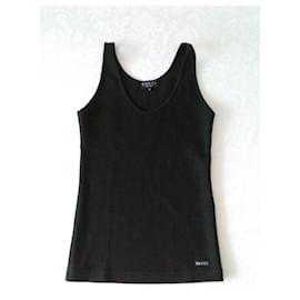 TOP GUCCI DE ALGODÓN NEGRO - Gucci