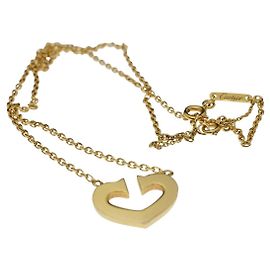 Cartier C di Cartier Cuore 18Collana in oro giallo K