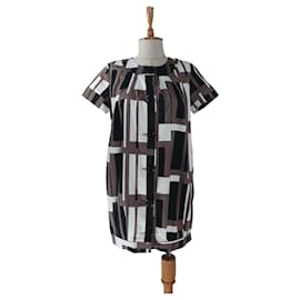 Marimekko x Samu-Jussi Koski Kleid Baumwolle Mehrfarbig