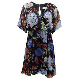 Alice + Olivia Cay Blumenkleid aus mehrfarbigem Polyester