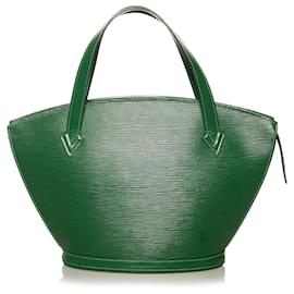 Cinturino corto Louis Vuitton Epi Saint Jacques PM verde