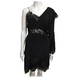 Vestido Iro Haven de seda y encaje, nuevo con etiquetas