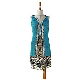 Vestido azul Hale Bob M