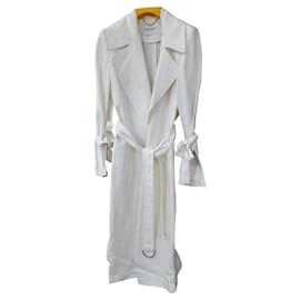 Max & Co Trenchcoat aus weißer Baumwolle