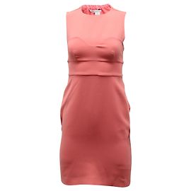 Vestido Tamika sin mangas en color melocotón de Diane Von Furstenberg