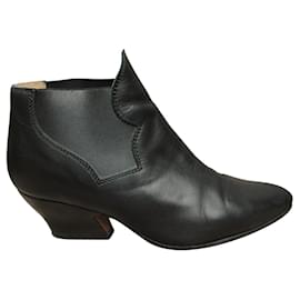 Stivaletti Acne in pelle neri 37