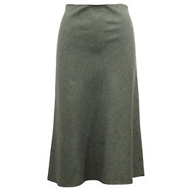 FALDA Midi Theory High Rise en Viscosa Gris