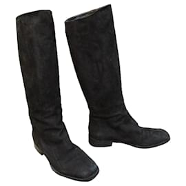 Botas Carel de ante negro 37,5