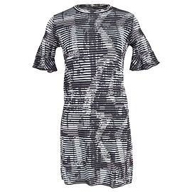 Missoni Robe Droite Imprimée en Viscose Métallisée